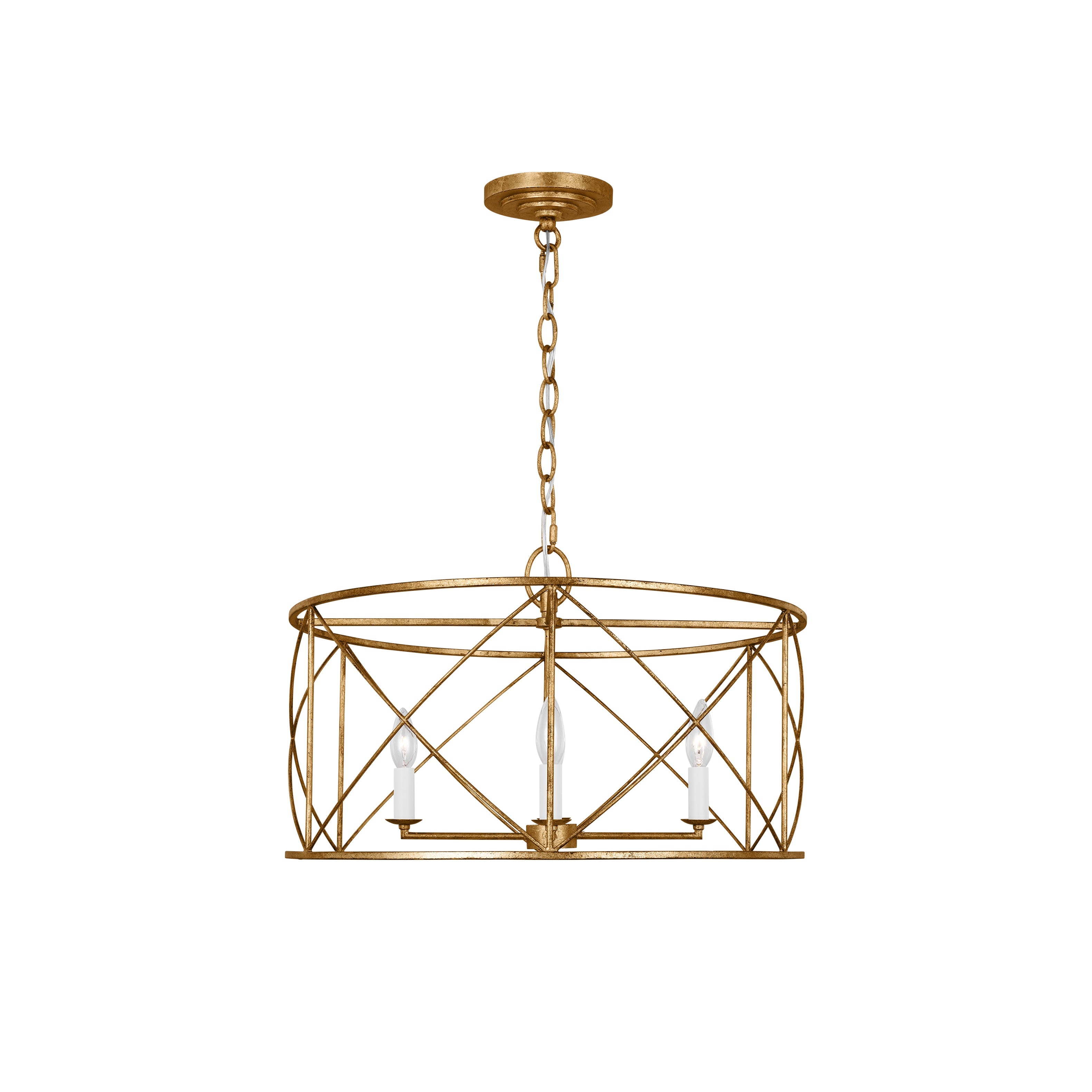 Waegnuvyu Modern Minimalist Vintage Industrial Metal Lantern Chandelier