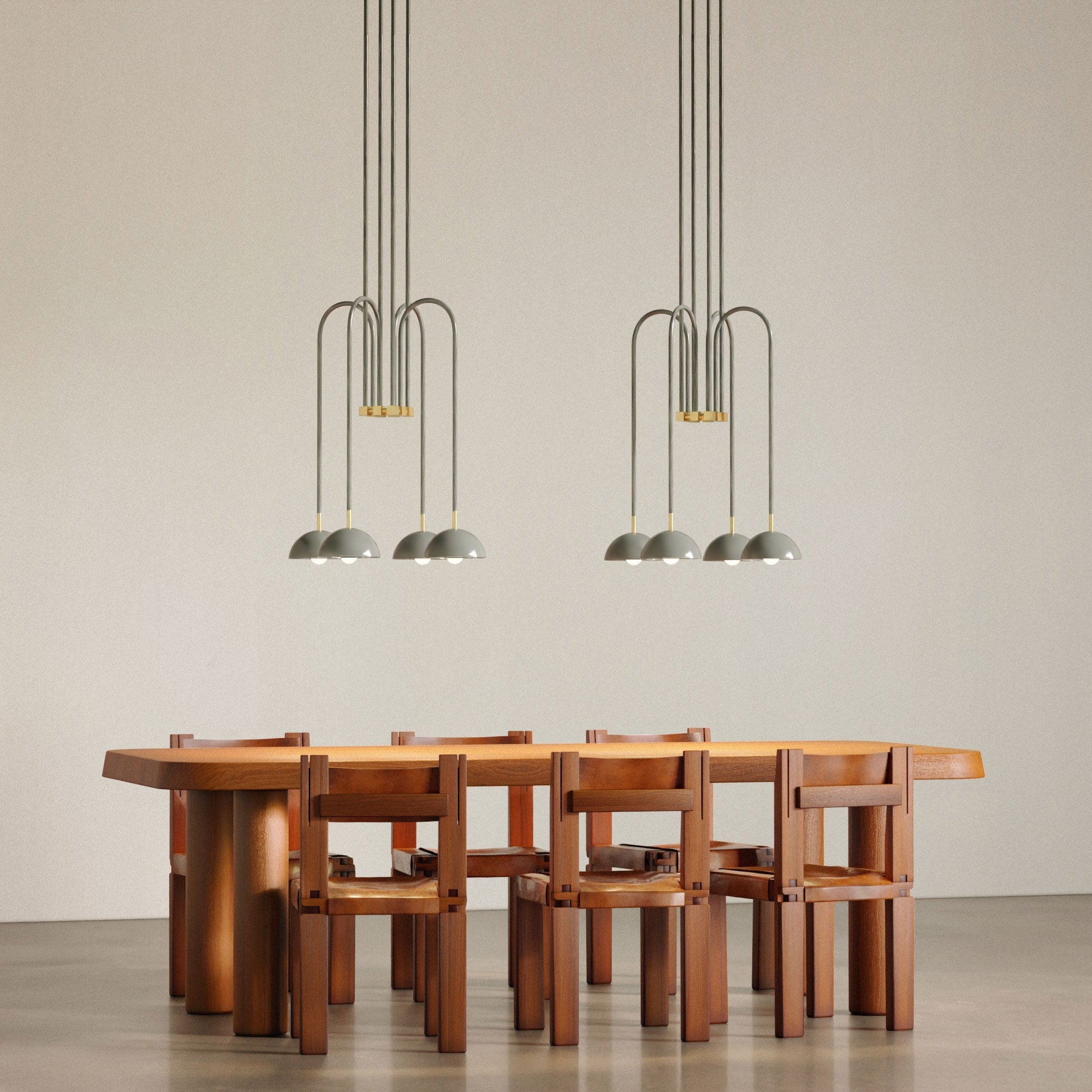 Blikuvyh Vintage Industrial Atelier Brass Metal Chandelier