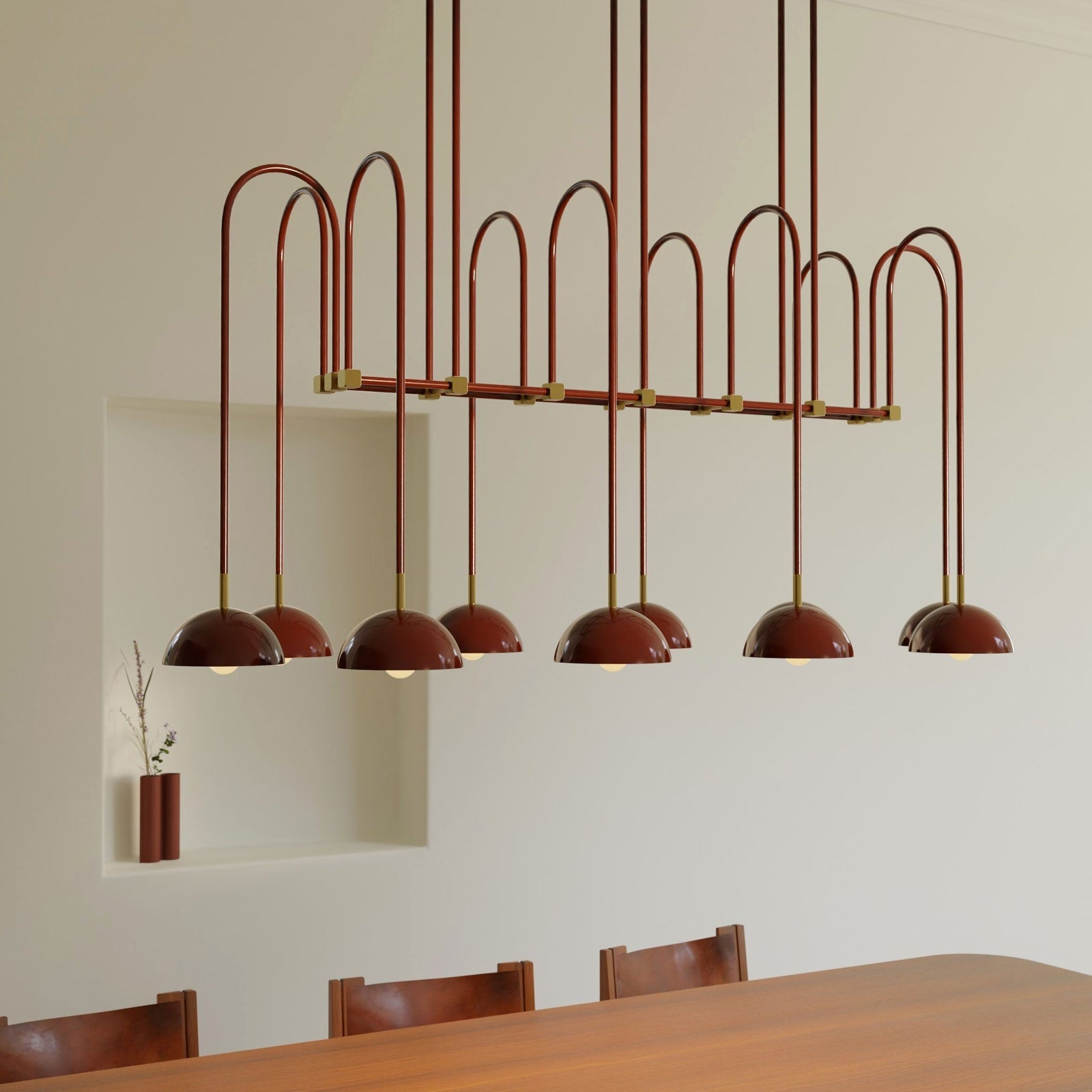 Blikuvyh Vintage Industrial Atelier Brass Metal Chandelier