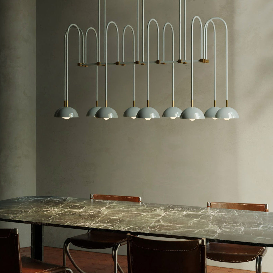Blikuvyh Vintage Industrial Atelier Brass Metal Chandelier