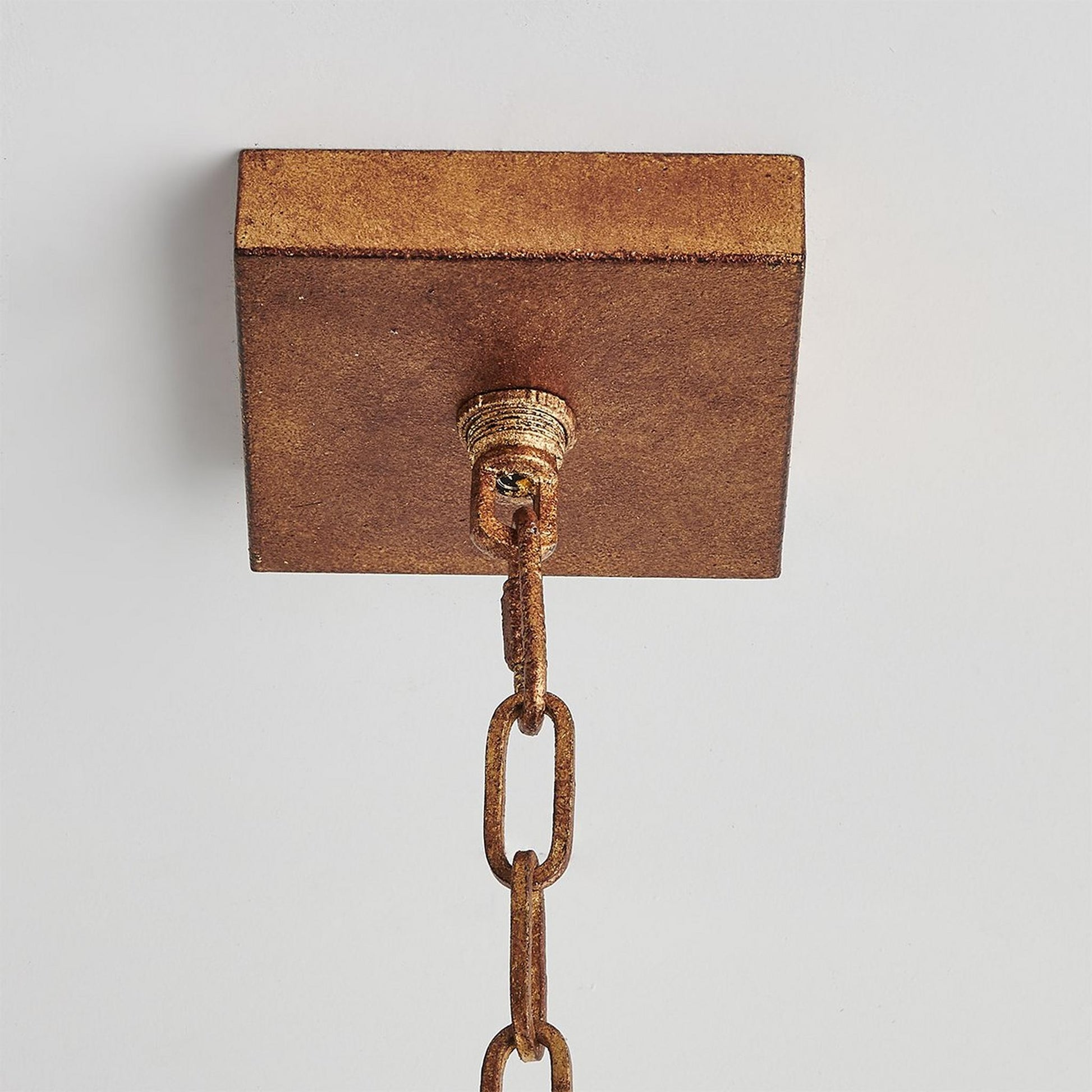 Xenuvyu Modern Minimalist Industrial Black Metal Lantern Pendant Lamp - Lamp Copper