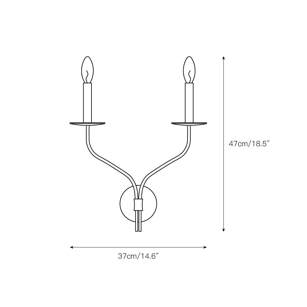 Eirikuvyh Modern Minimalist Vintage Industrial Metal Wall Lamp - Lamp Copper