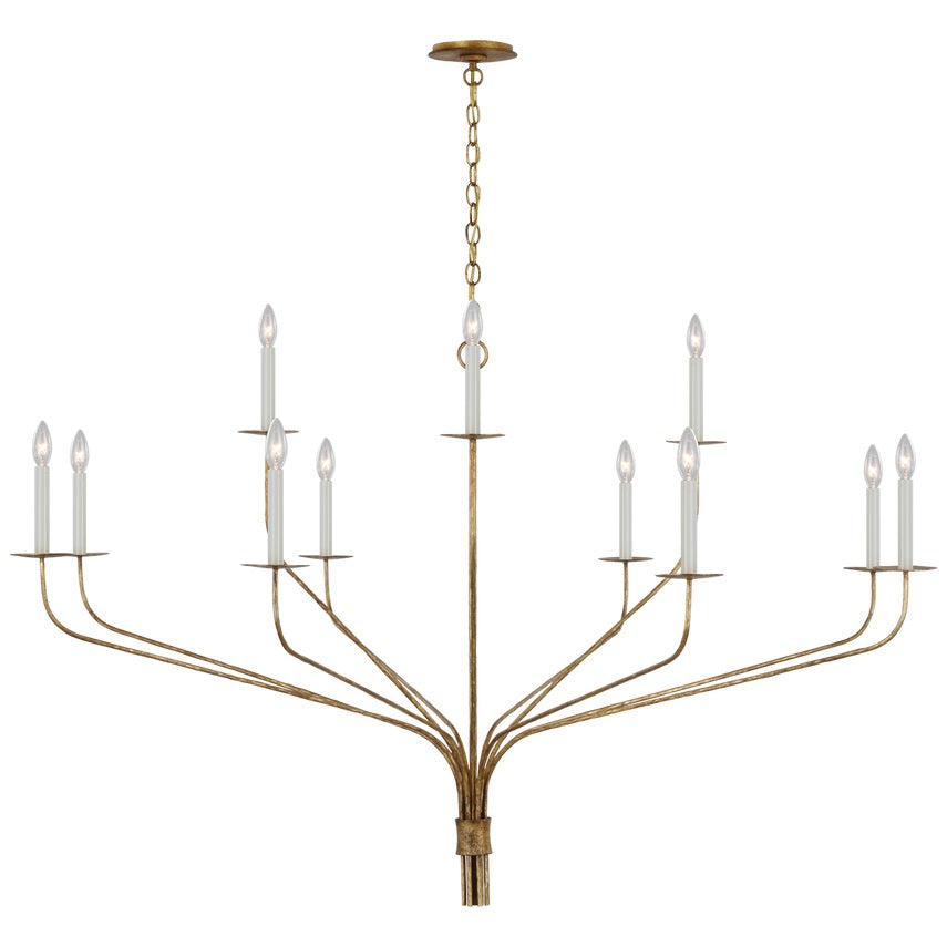 Caeluvyh Vintage Industrial Black Metal Chandelier