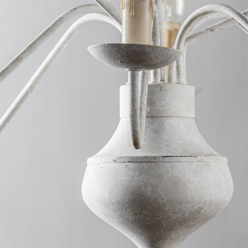 Blikuvyu Vintage Industrial Brass Metal Chandelier