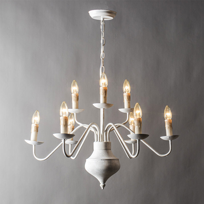 Blikuvyu Vintage Industrial Brass Metal Chandelier