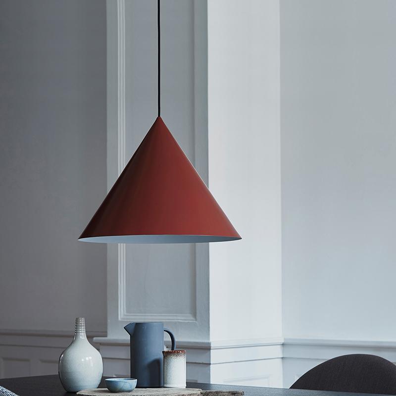 Caeluvyu Modern Minimalist Dark Metal Pendant Lamp - Lamp Copper