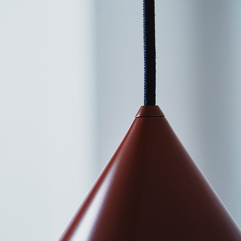 Caeluvyu Modern Minimalist Dark Metal Pendant Lamp - Lamp Copper