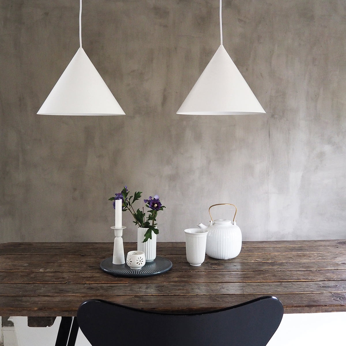 Caeluvyu Modern Minimalist Dark Metal Pendant Lamp - Lamp Copper