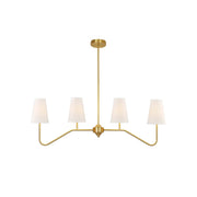 Avvenora Vintage Industrial Brass Fabric Pendant Lamp - Lamp Copper