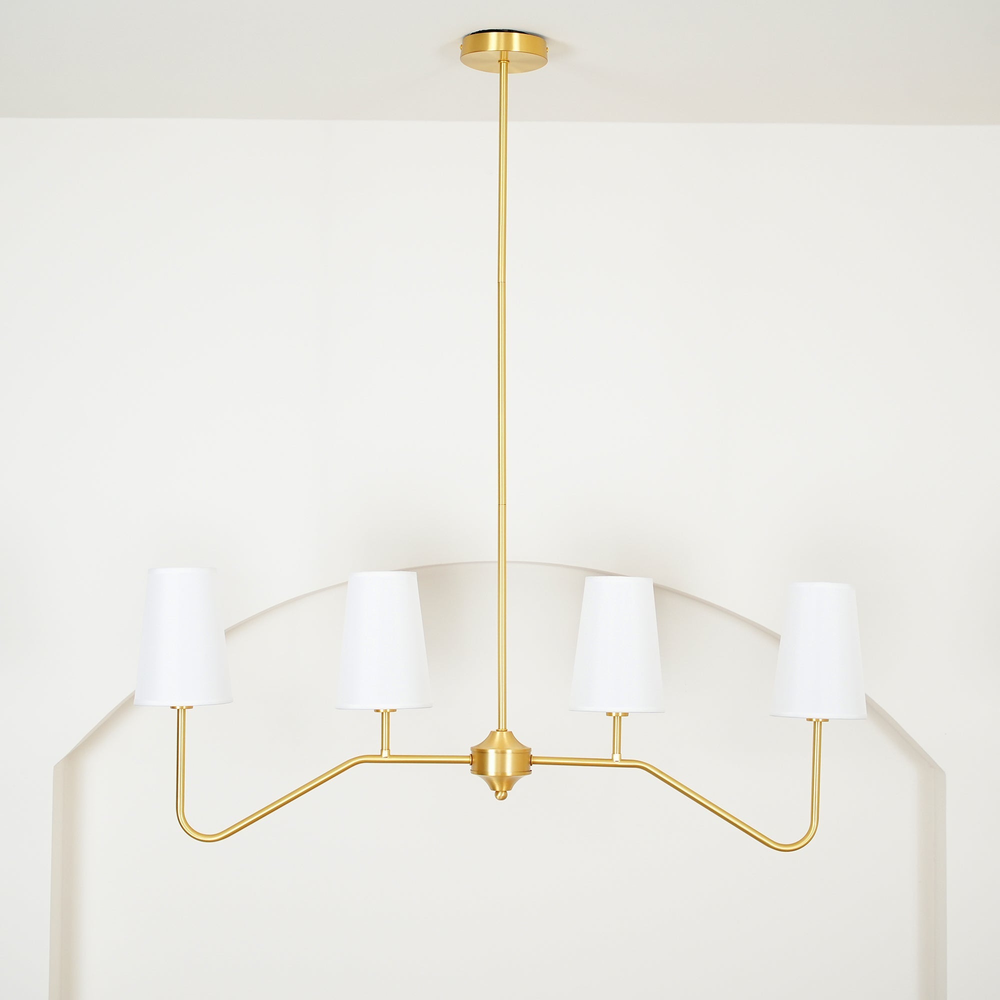 Avvenora Vintage Industrial Brass Fabric Pendant Lamp - Lamp Copper