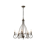 Dvaluvyu Vintage Industrial Metal Chandelier