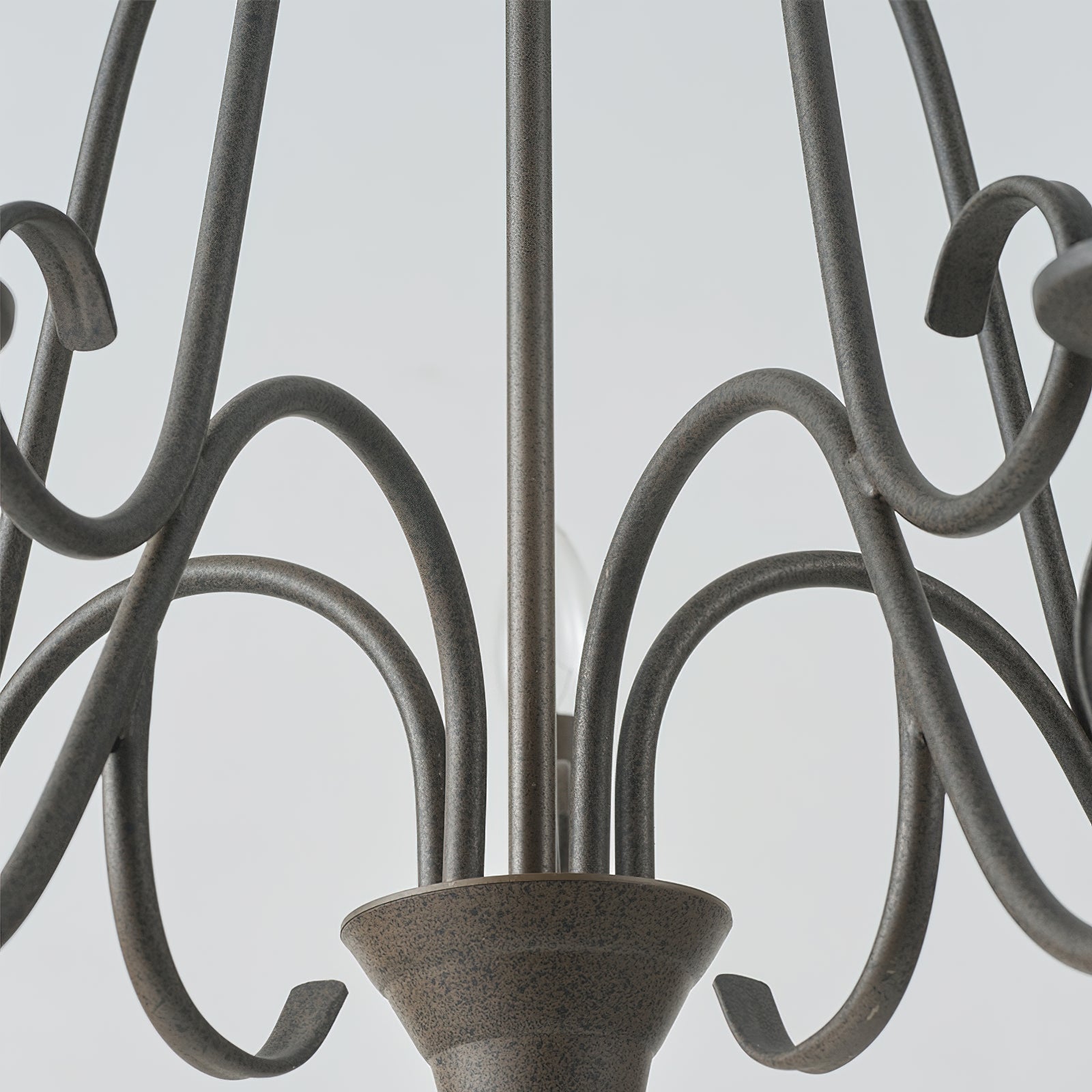 Dvaluvyu Vintage Industrial Metal Chandelier
