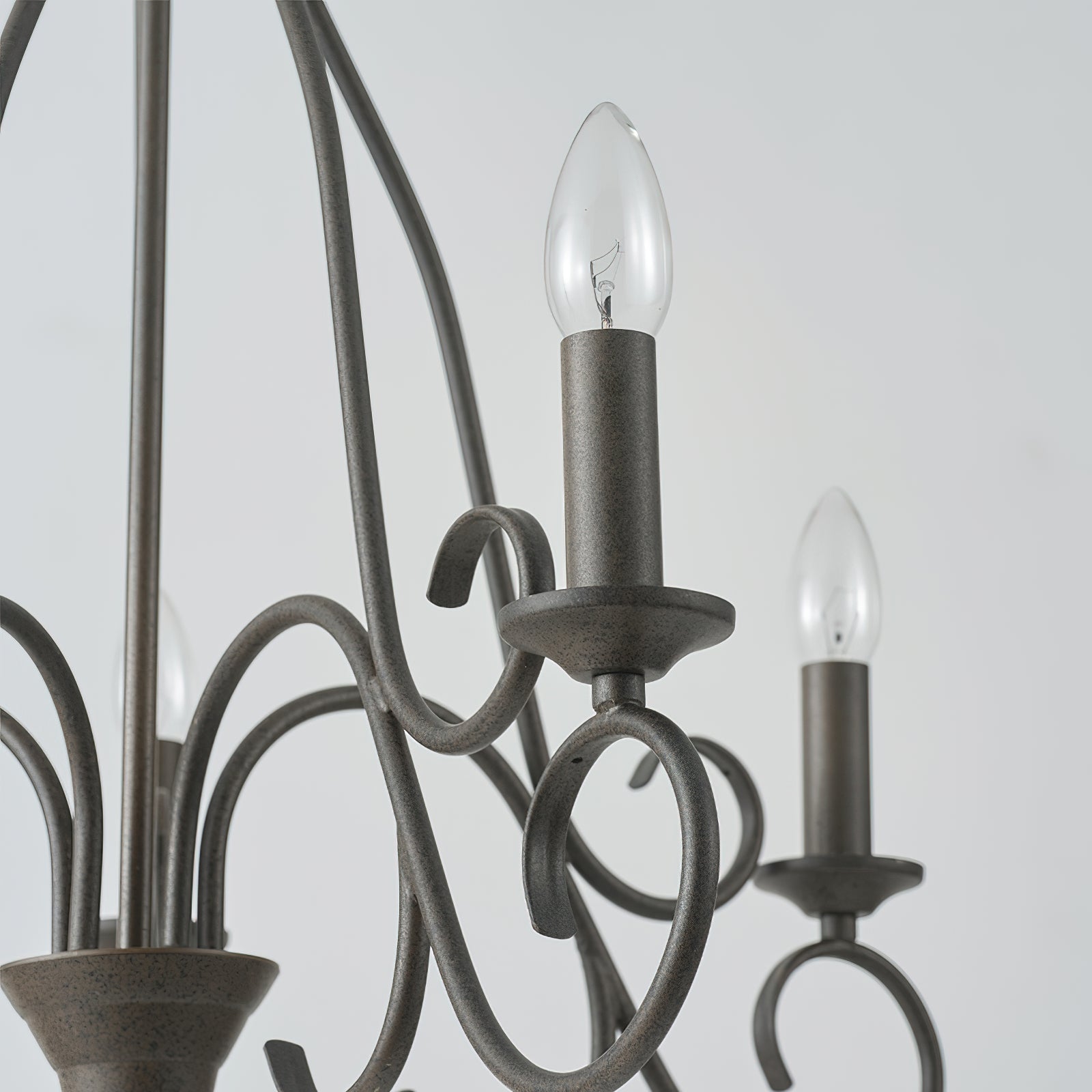 Dvaluvyu Vintage Industrial Metal Chandelier
