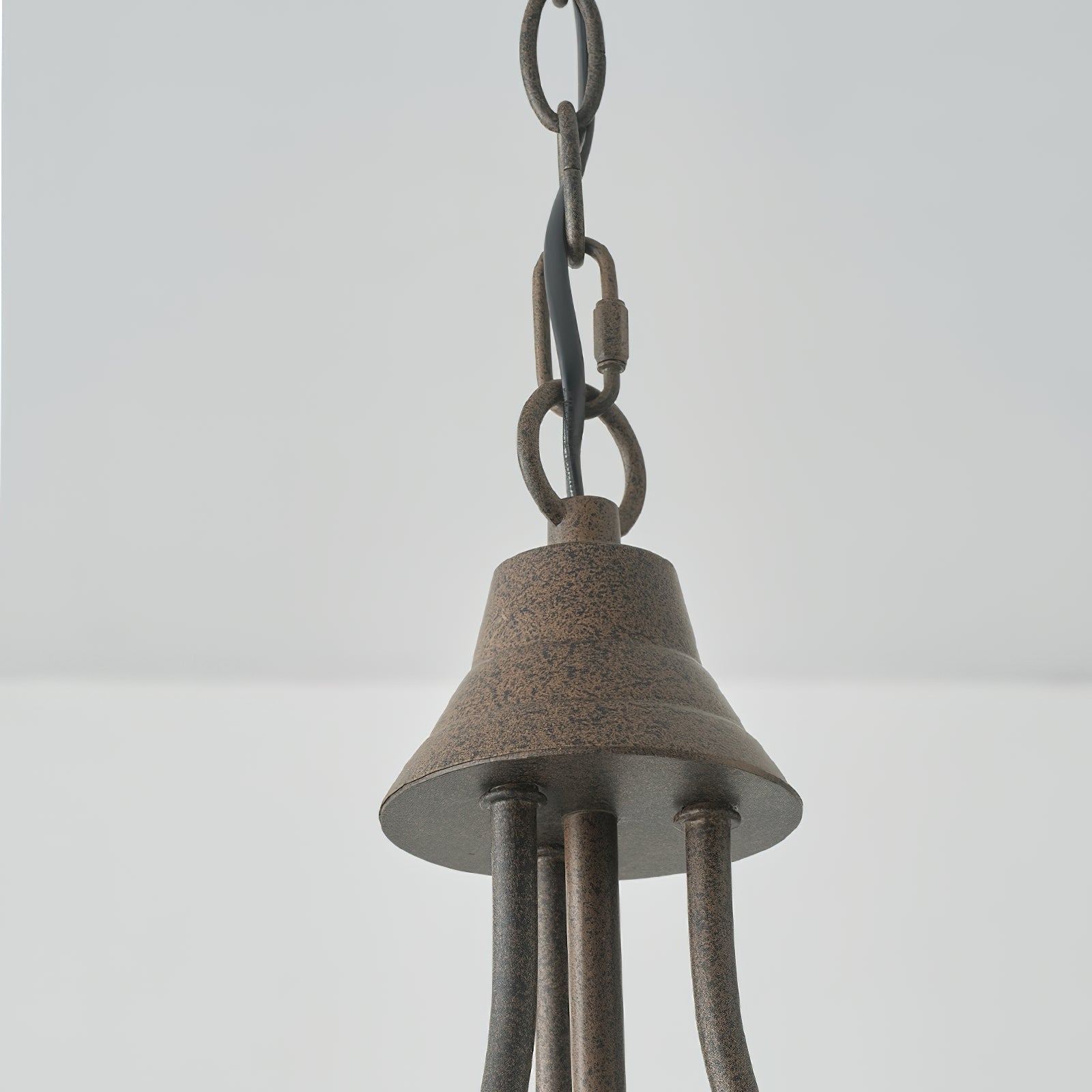 Dvaluvyu Vintage Industrial Metal Chandelier