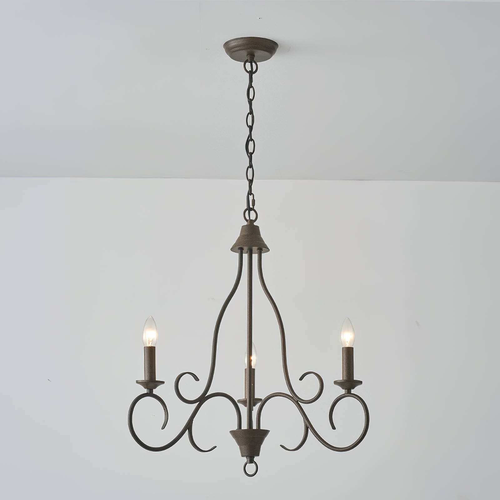 Dvaluvyu Vintage Industrial Metal Chandelier