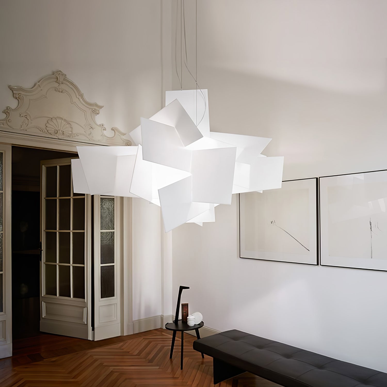 Jarnbruvyu Individual Creativity Acrylic Chandelier - Lamp Copper