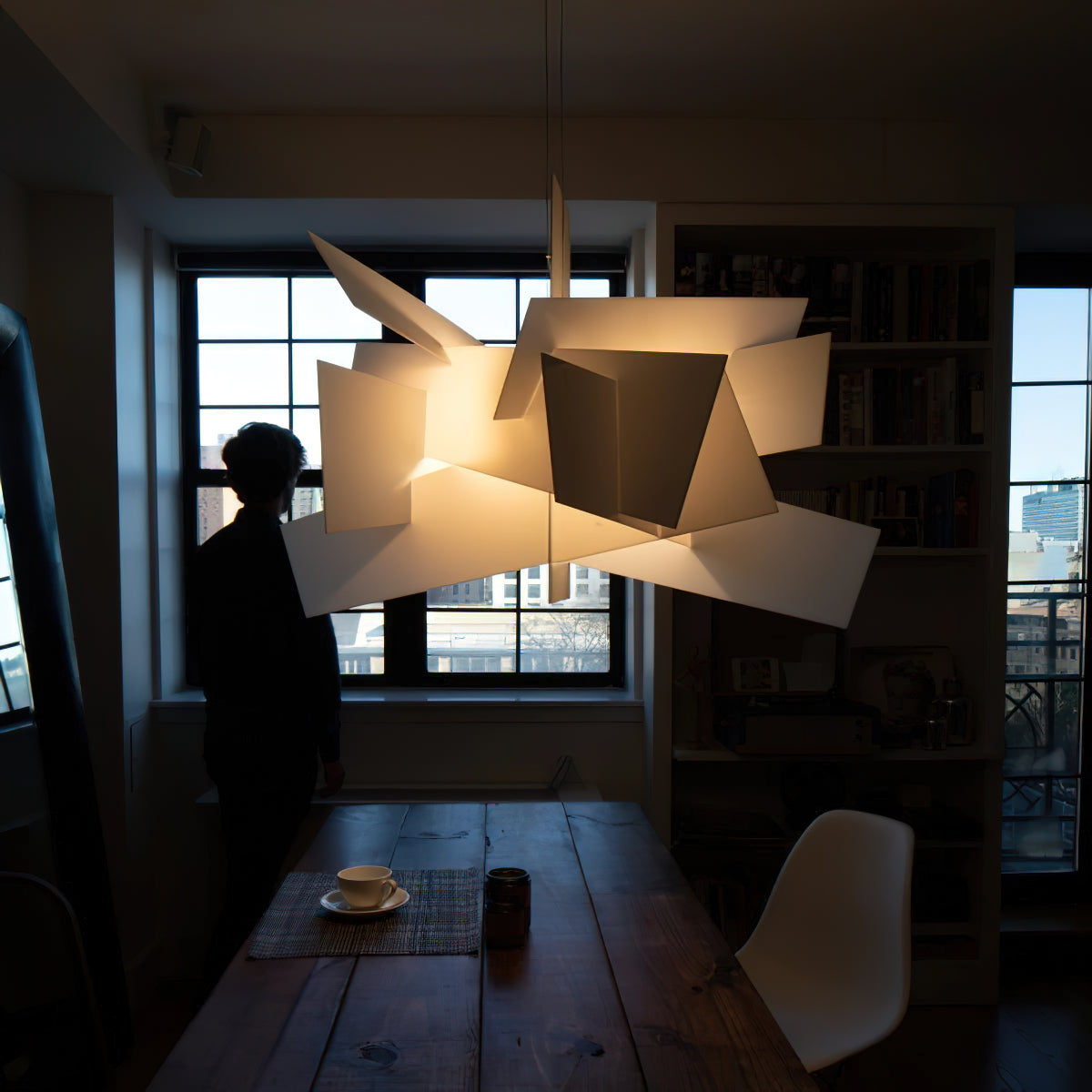 Jarnbruvyu Individual Creativity Acrylic Chandelier - Lamp Copper