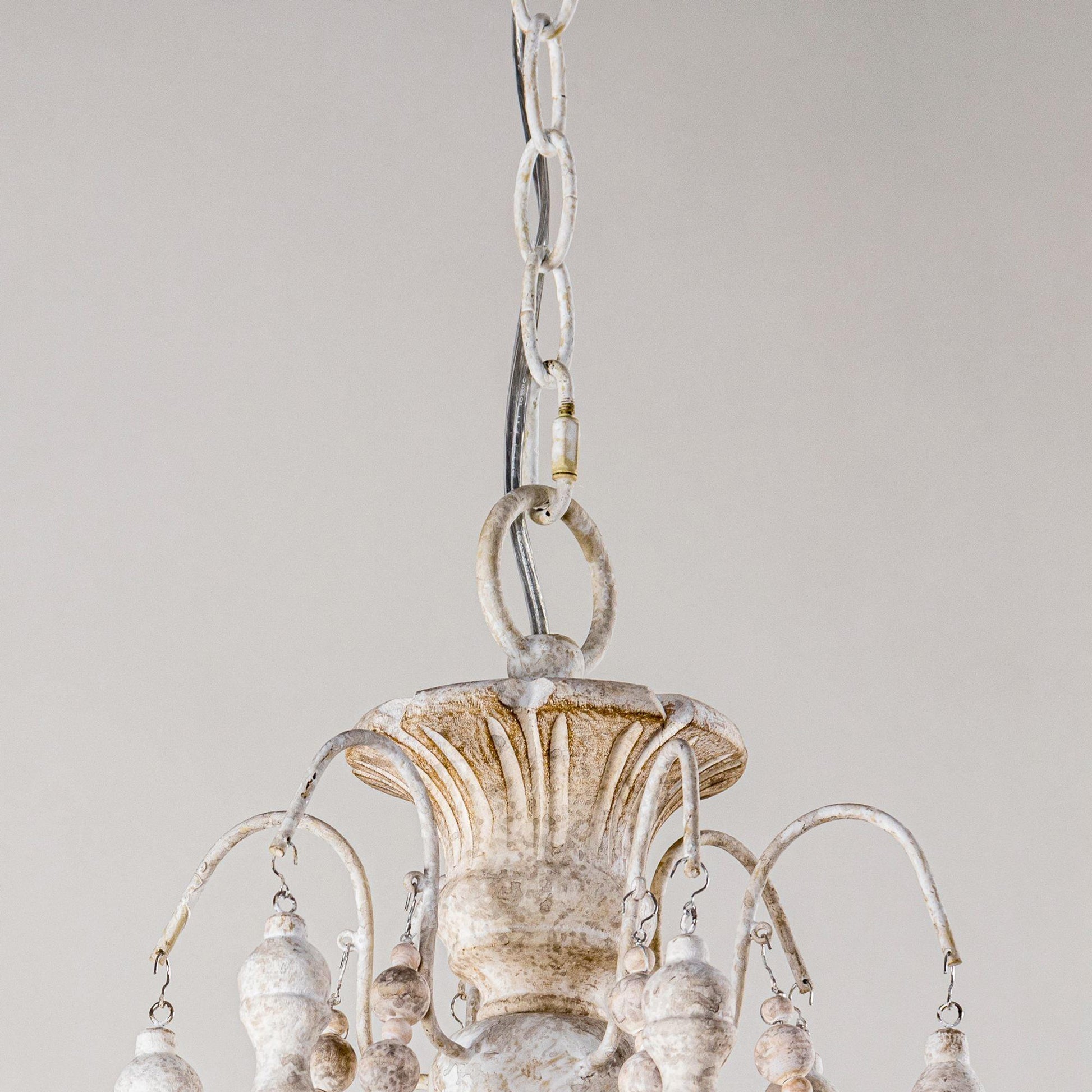 Norduvyh Postmodern Luxury Traditional Wooden Metal Chandelier - Lamp Copper