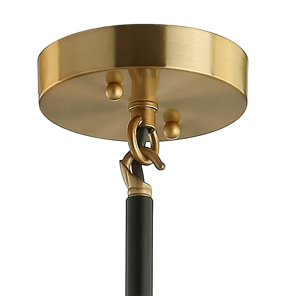Kvennulix Mid-century Sputnik Metal Chandelier