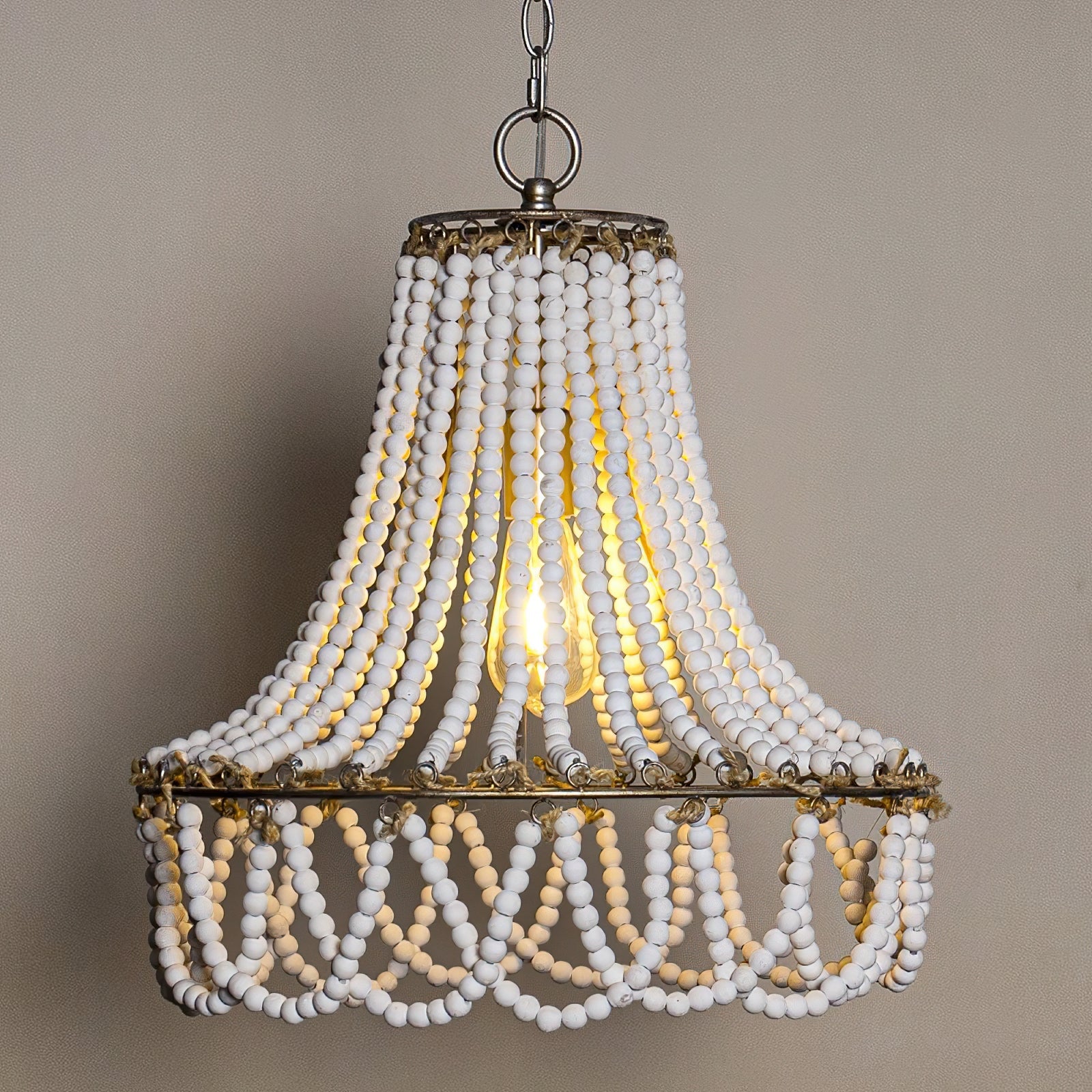 Qvistuvyd Postmodern Luxury Wooden Metal Chandelier - Lamp Copper