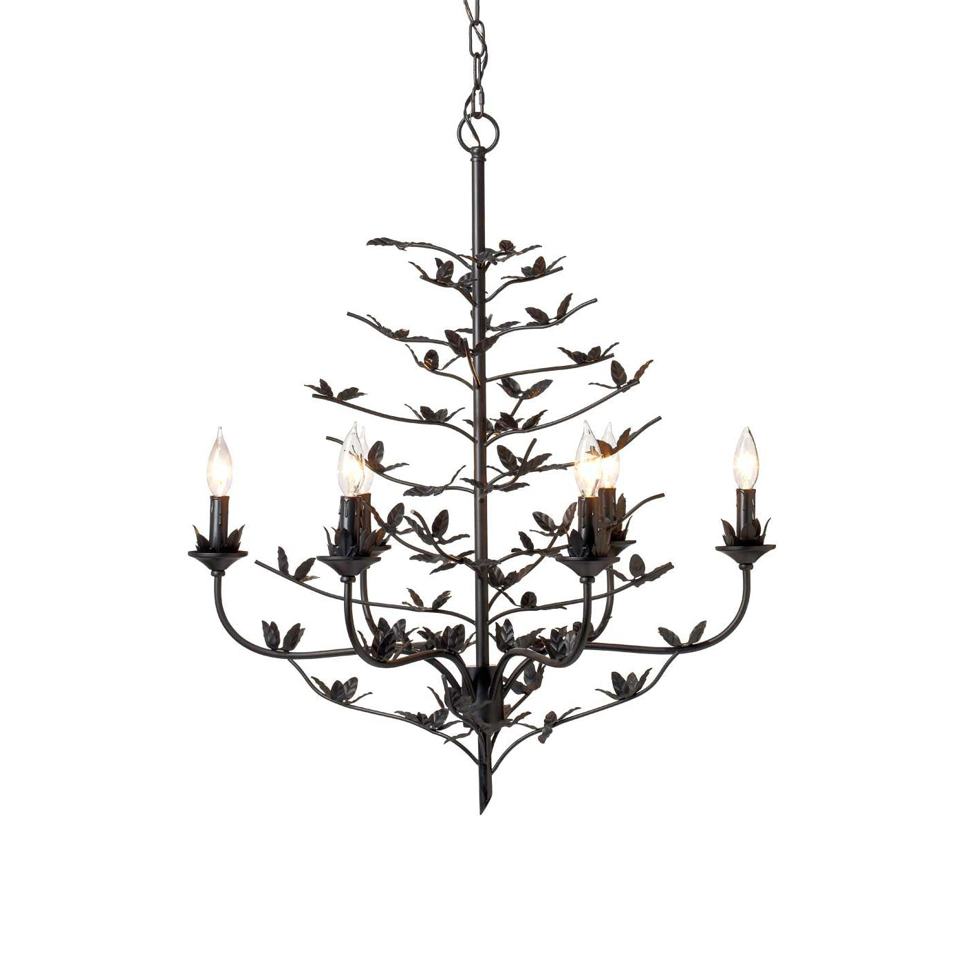 Ulfuvyj Modern Vintage Industrial Metal Chandelier - Lamp Copper