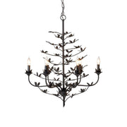 Ulfuvyj Modern Vintage Industrial Metal Chandelier - Lamp Copper