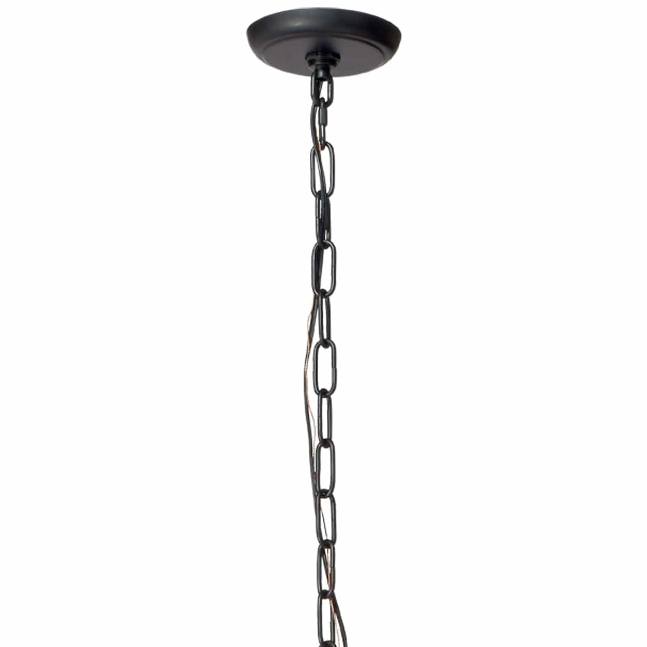 Ulfuvyj Modern Vintage Industrial Metal Chandelier - Lamp Copper