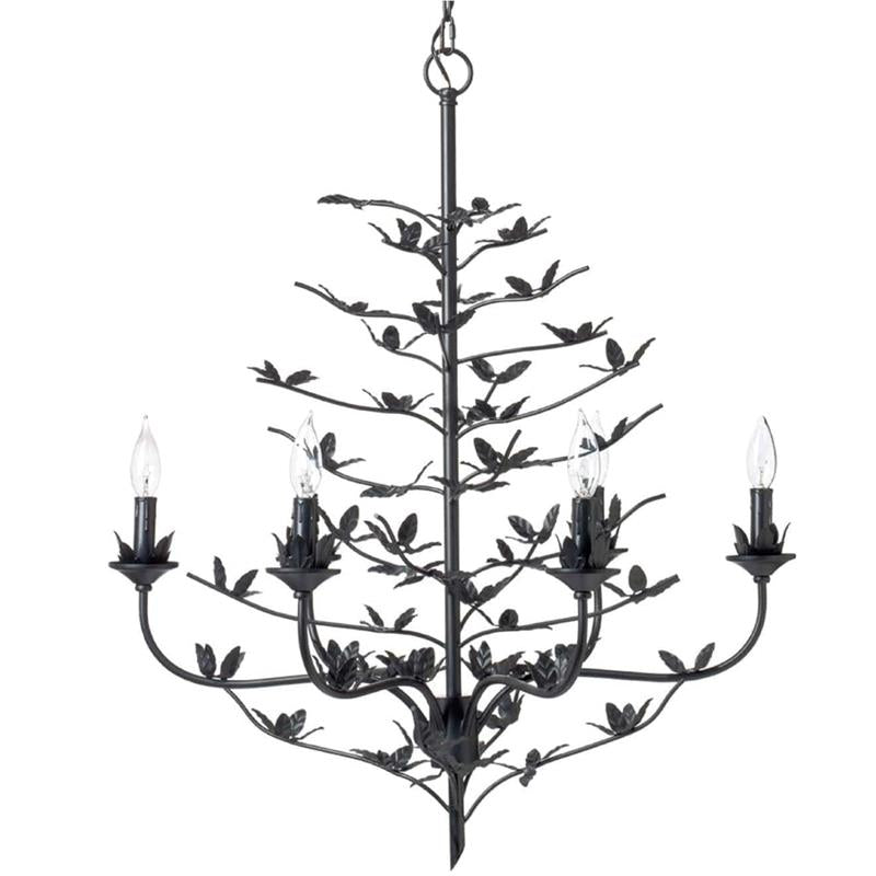 Ulfuvyj Modern Vintage Industrial Metal Chandelier - Lamp Copper