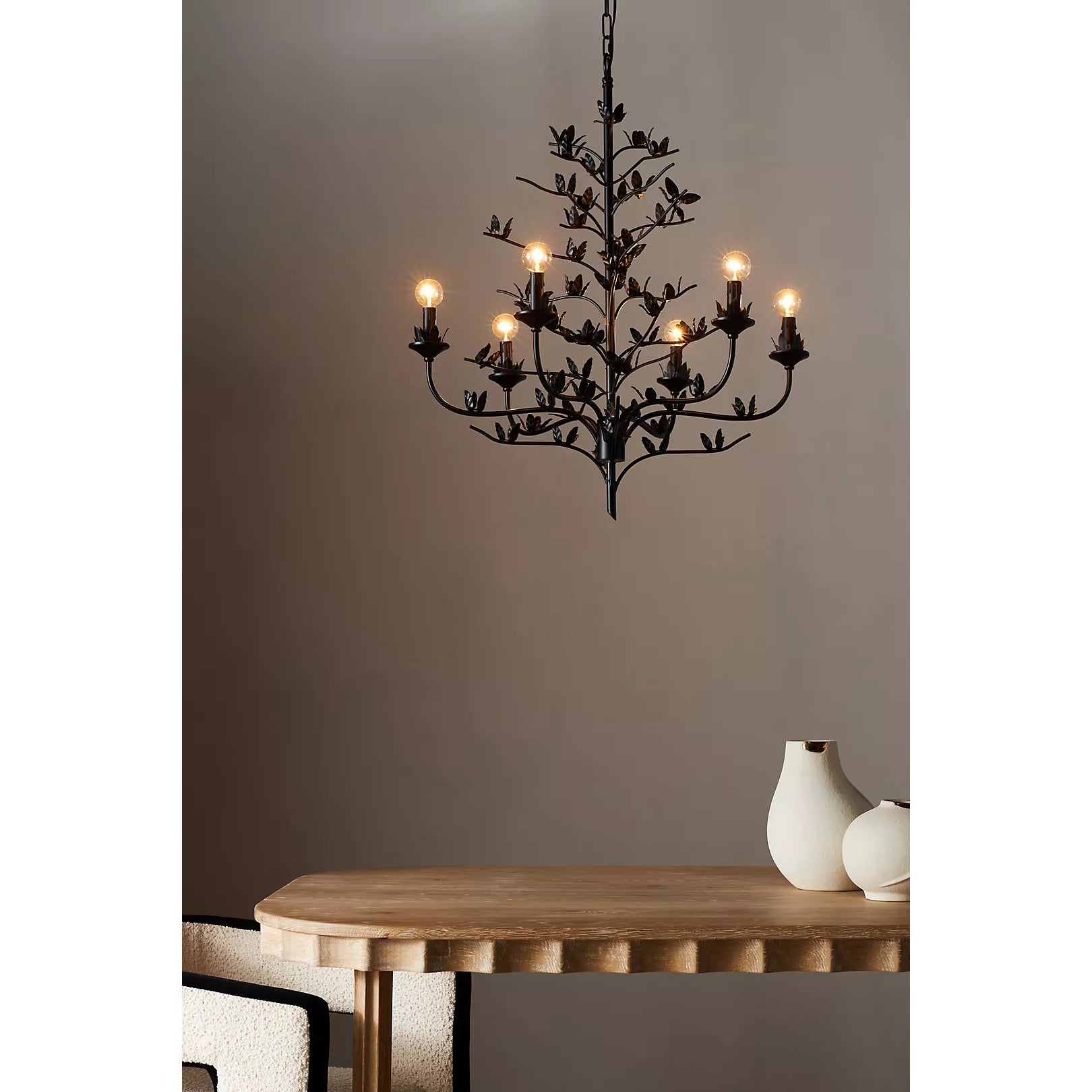 Ulfuvyj Modern Vintage Industrial Metal Chandelier - Lamp Copper
