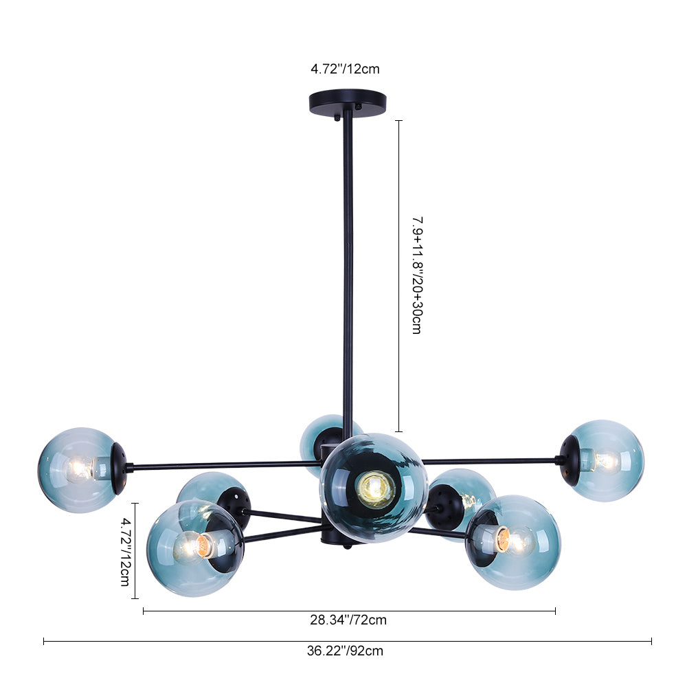 Ulfhedn Sputnik Metal Light Chandelier