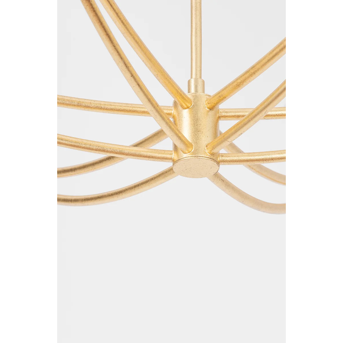 Ulfuvyd Modern Minimalist Fabric Metal Chandelier - Lamp Copper