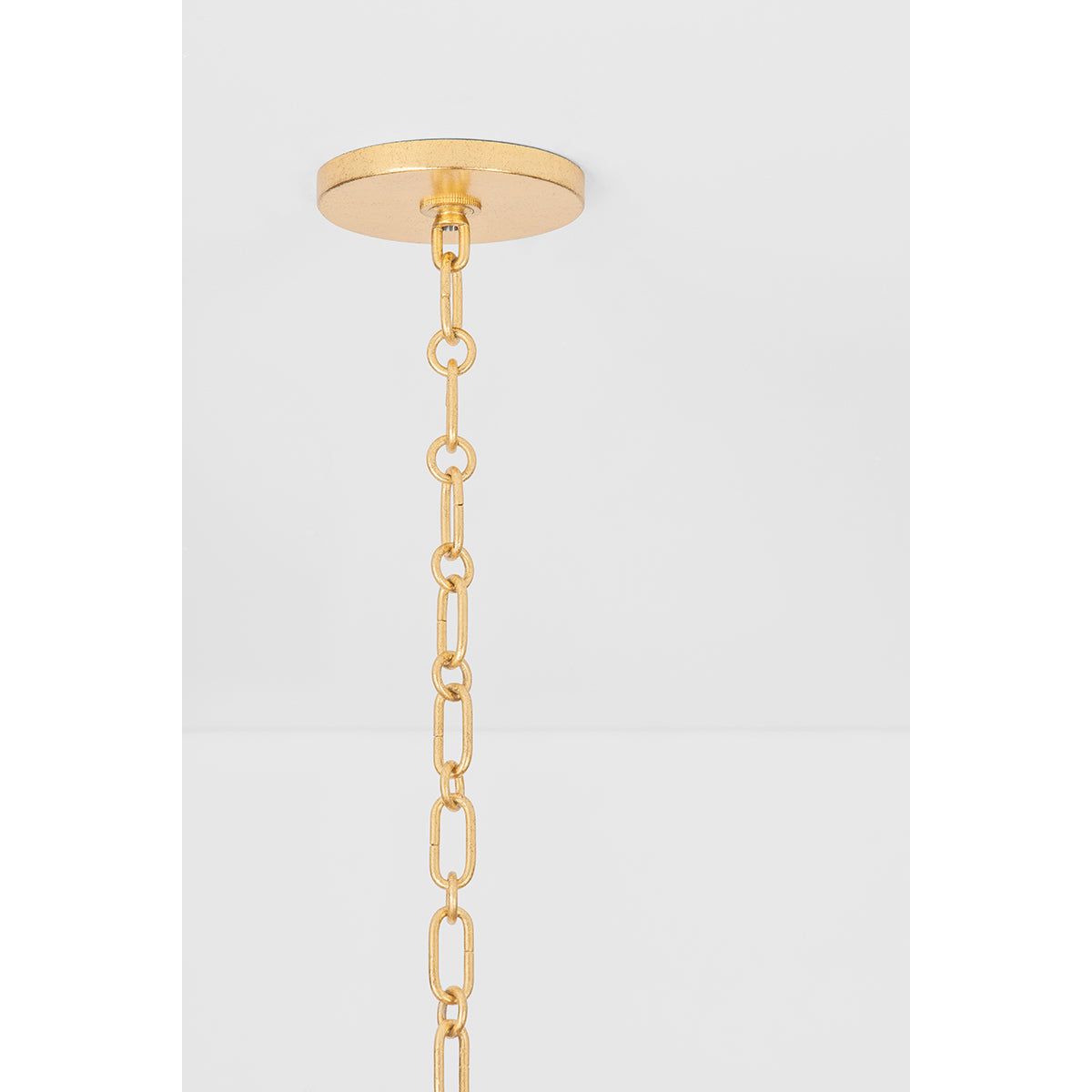 Ulfuvyd Modern Minimalist Fabric Metal Chandelier - Lamp Copper