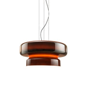 Xenuvyj Modern Minimalist Metal Glass Pendant Lamp - Lamp Copper