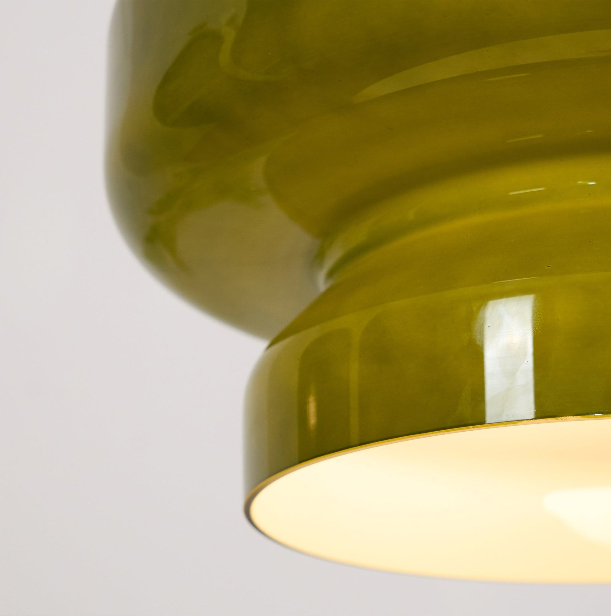 Xenuvyj Modern Minimalist Metal Glass Pendant Lamp - Lamp Copper
