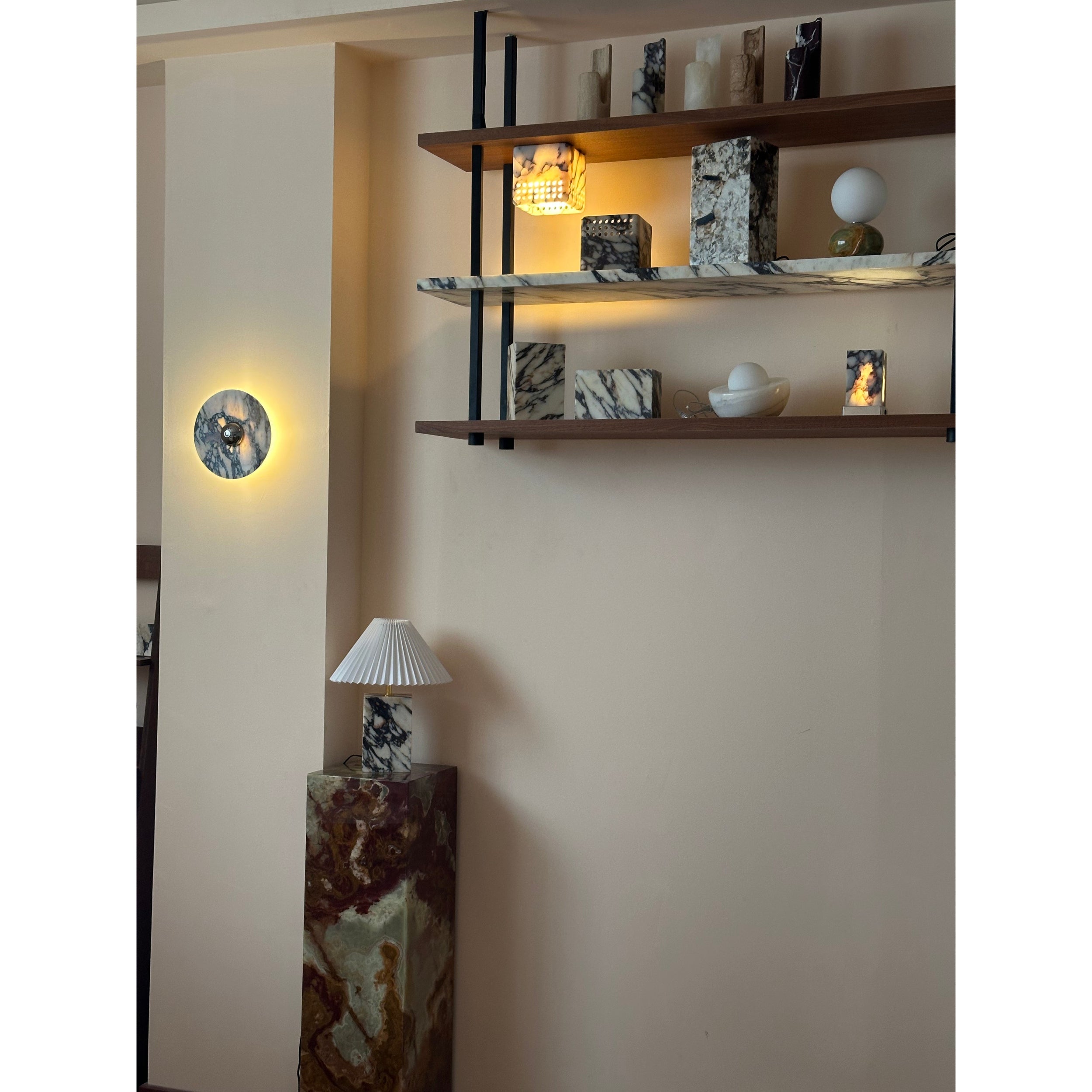 Bond Modern Minimalist Marble Ceiling Lamp