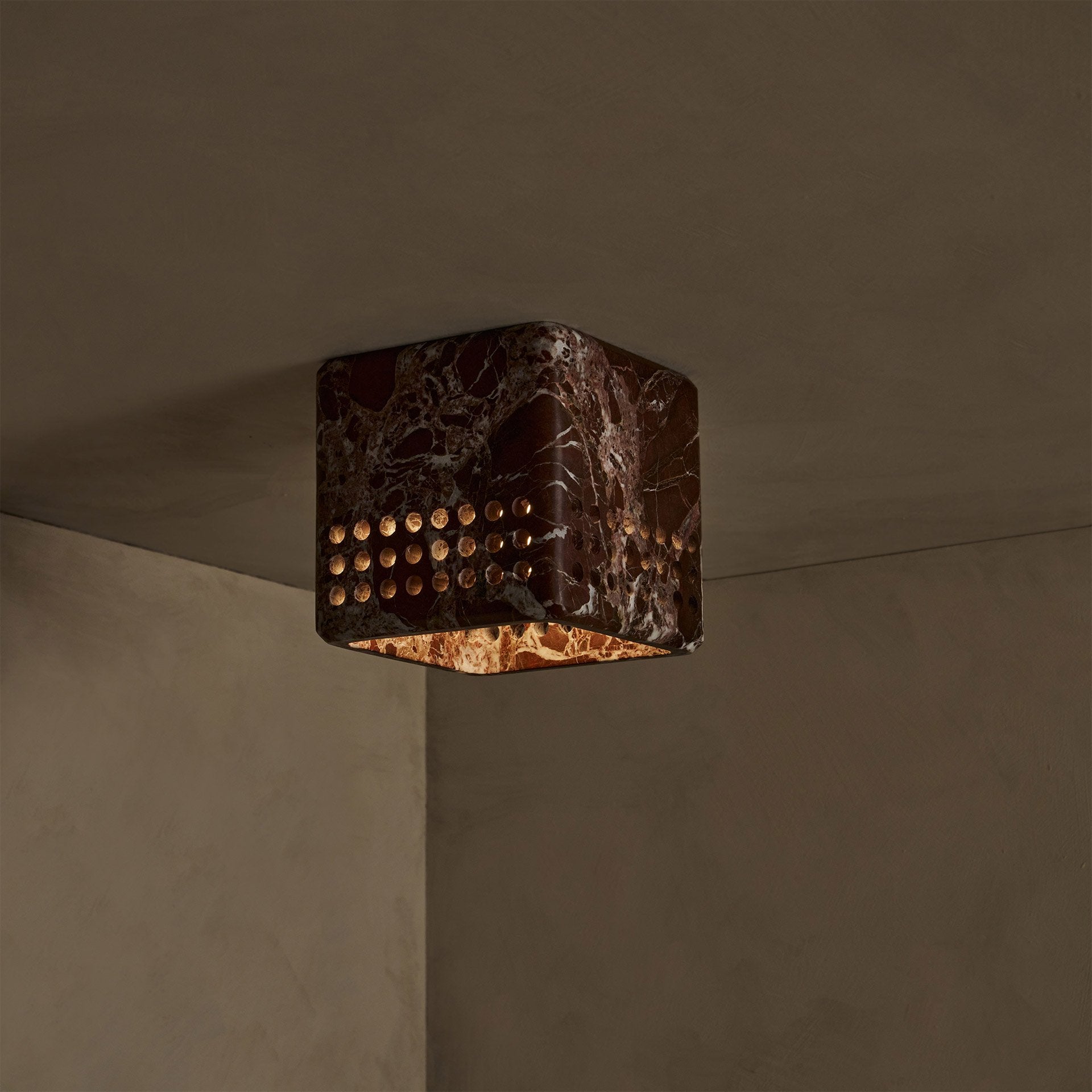 Bond Modern Minimalist Marble Ceiling Lamp
