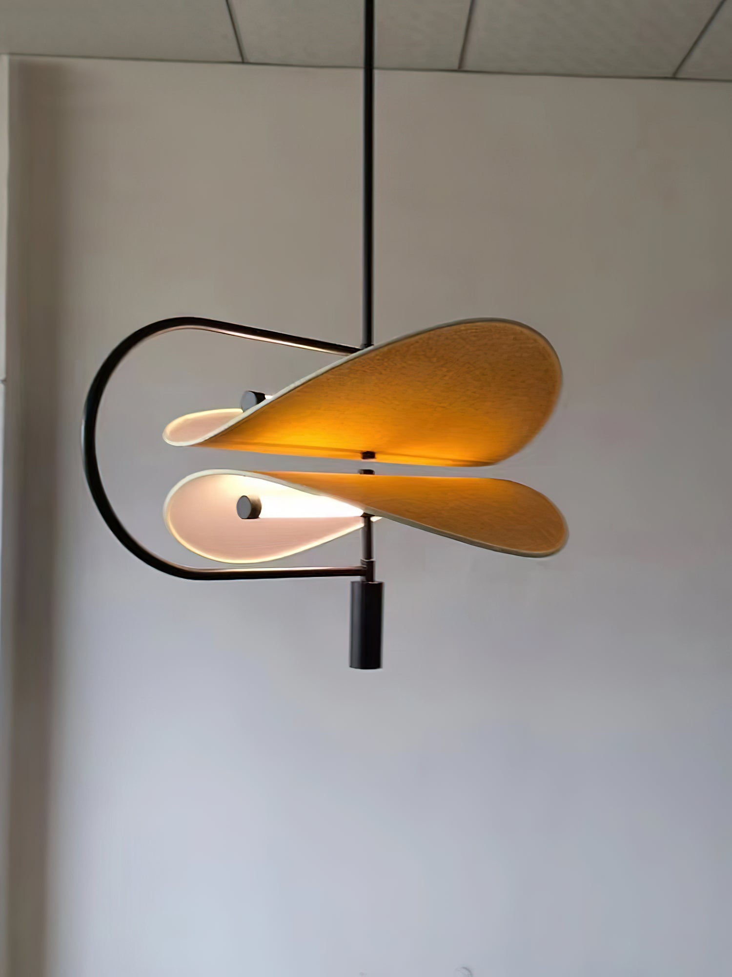 Ildvuvyk Individual Creativity Acrylic Metal Pendant Light - Lamp Copper