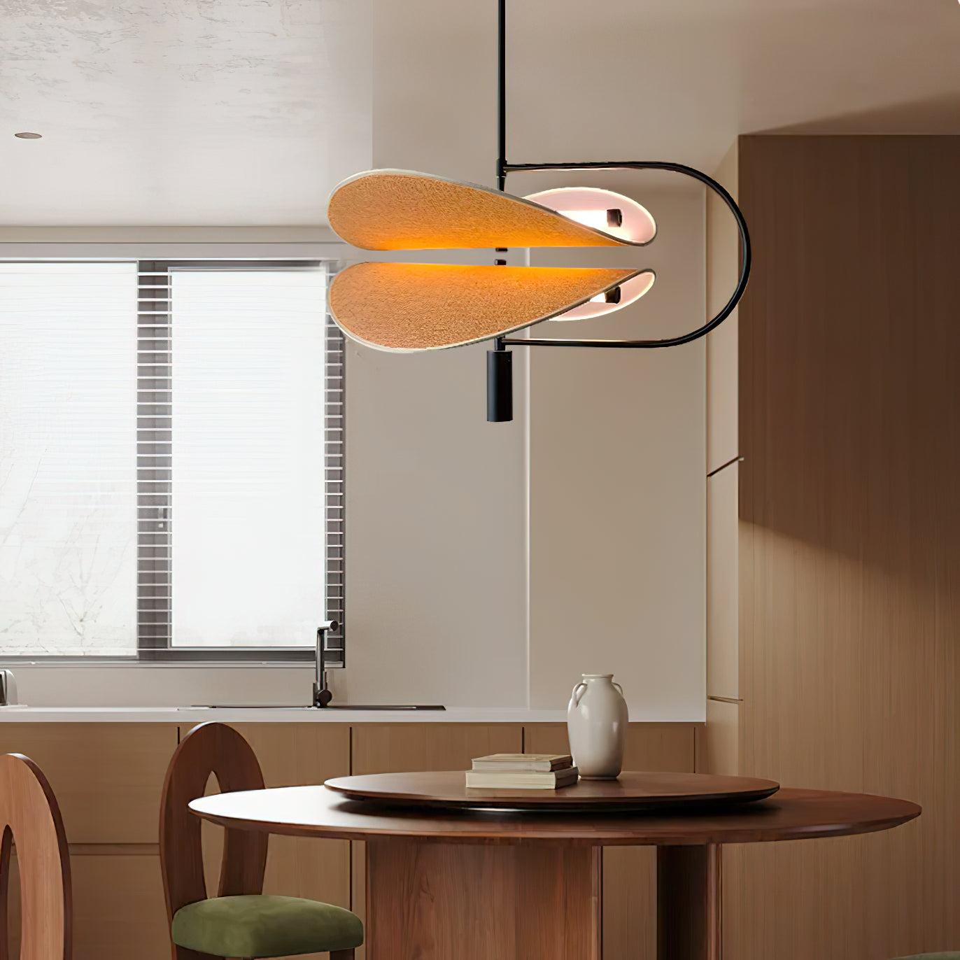Ildvuvyk Individual Creativity Acrylic Metal Pendant Light - Lamp Copper