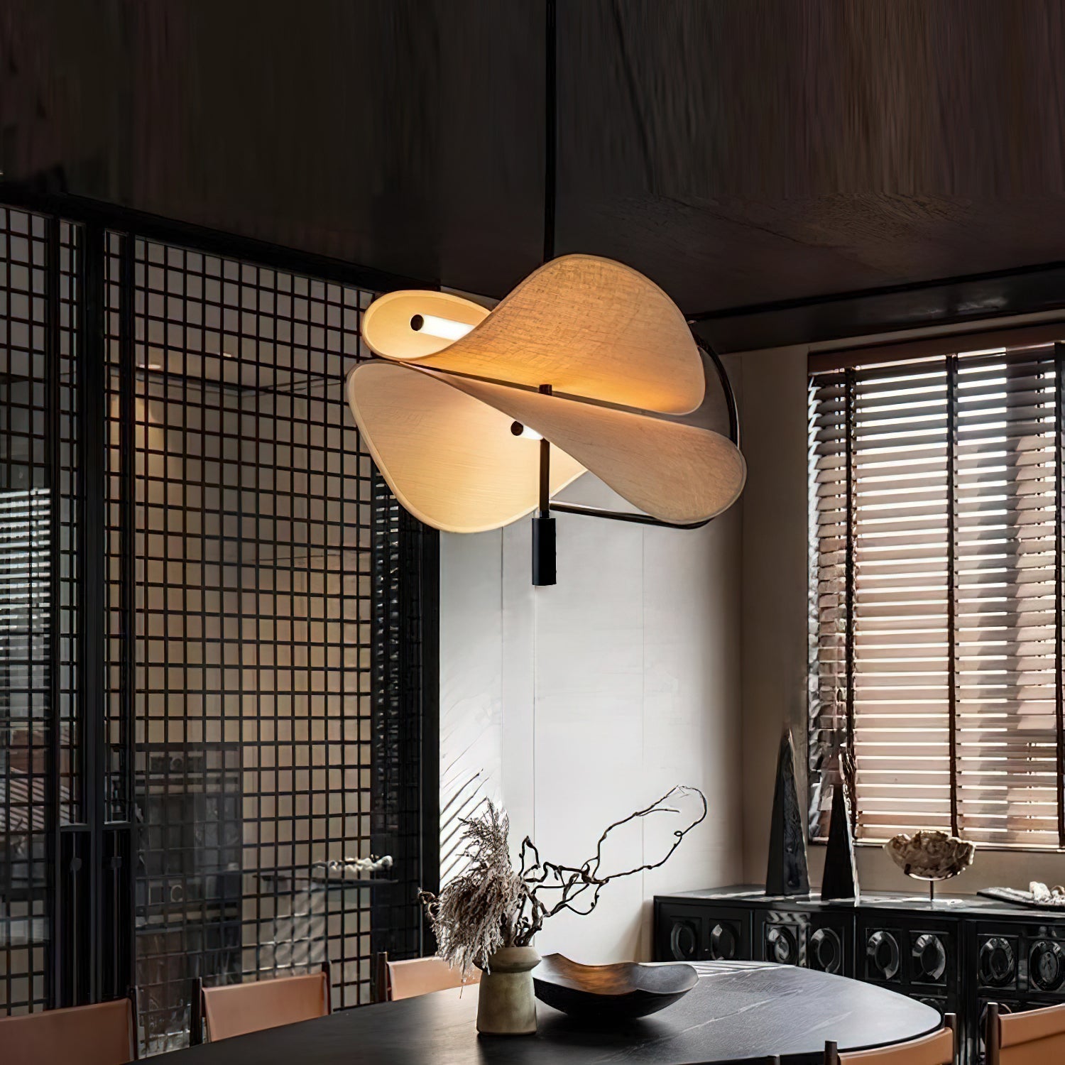 Ildvuvyk Individual Creativity Acrylic Metal Pendant Light - Lamp Copper