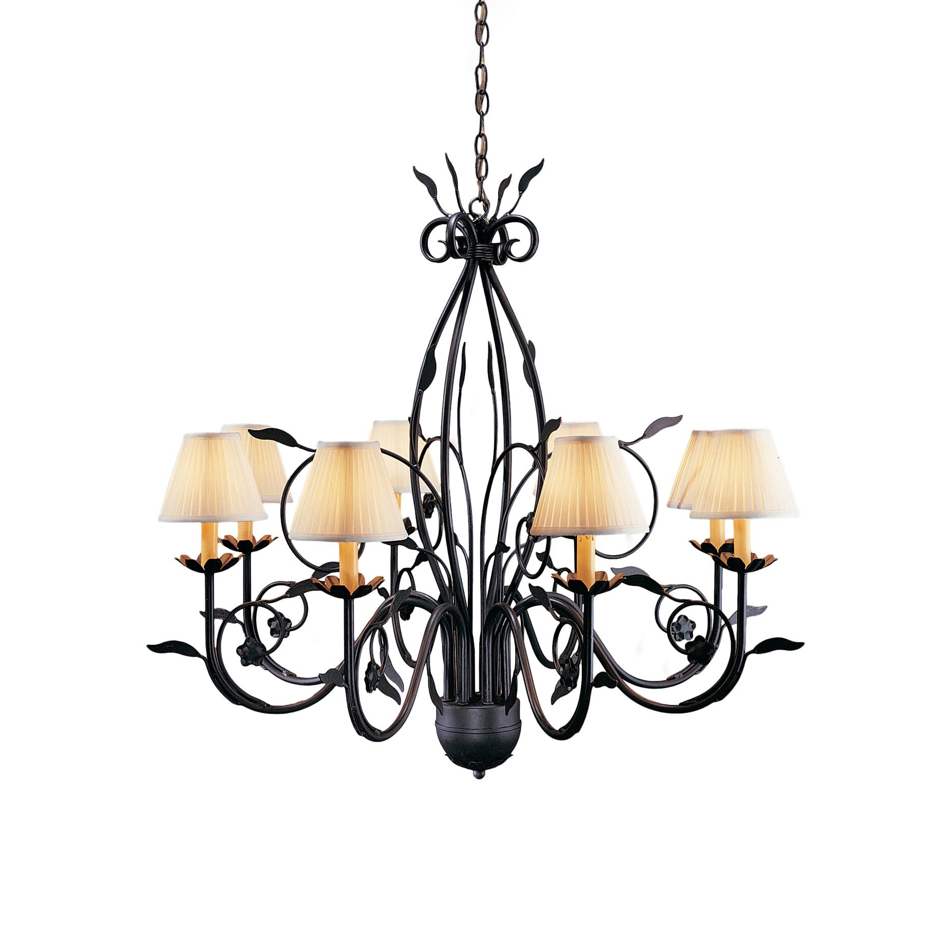 Gloruvyj Individual Creativity Brass Fabric Chandelier - Lamp Copper