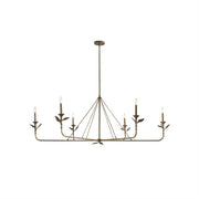 Eurtheion Spring Island Basket Metal Chandelier - Lamp Copper