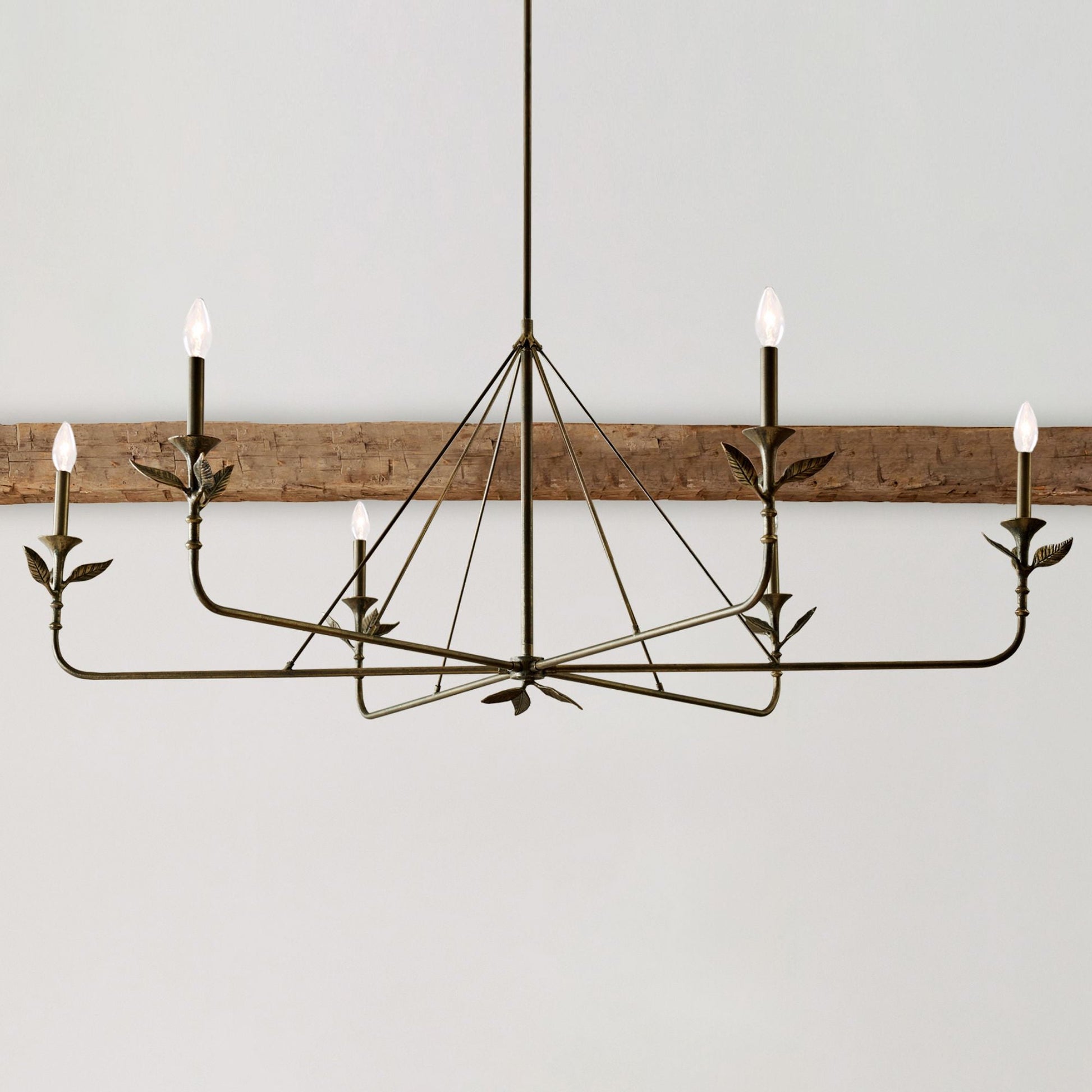Eurtheion Spring Island Basket Metal Chandelier - Lamp Copper