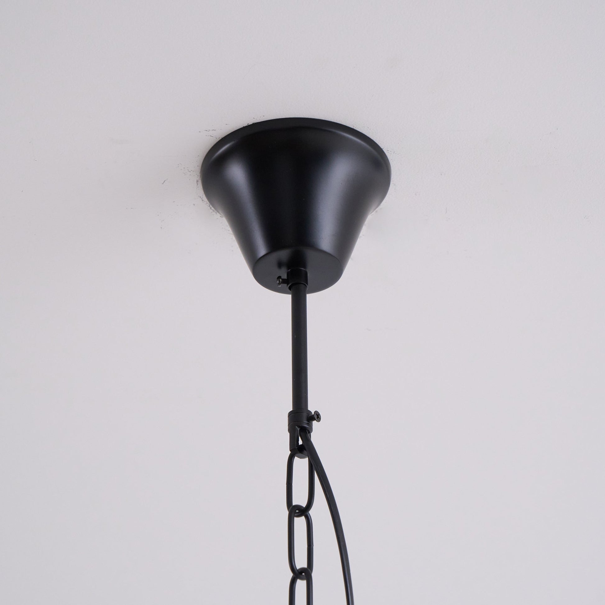 Svelte Vintage Industrial Metal Glass Pendant Light - Lamp Copper