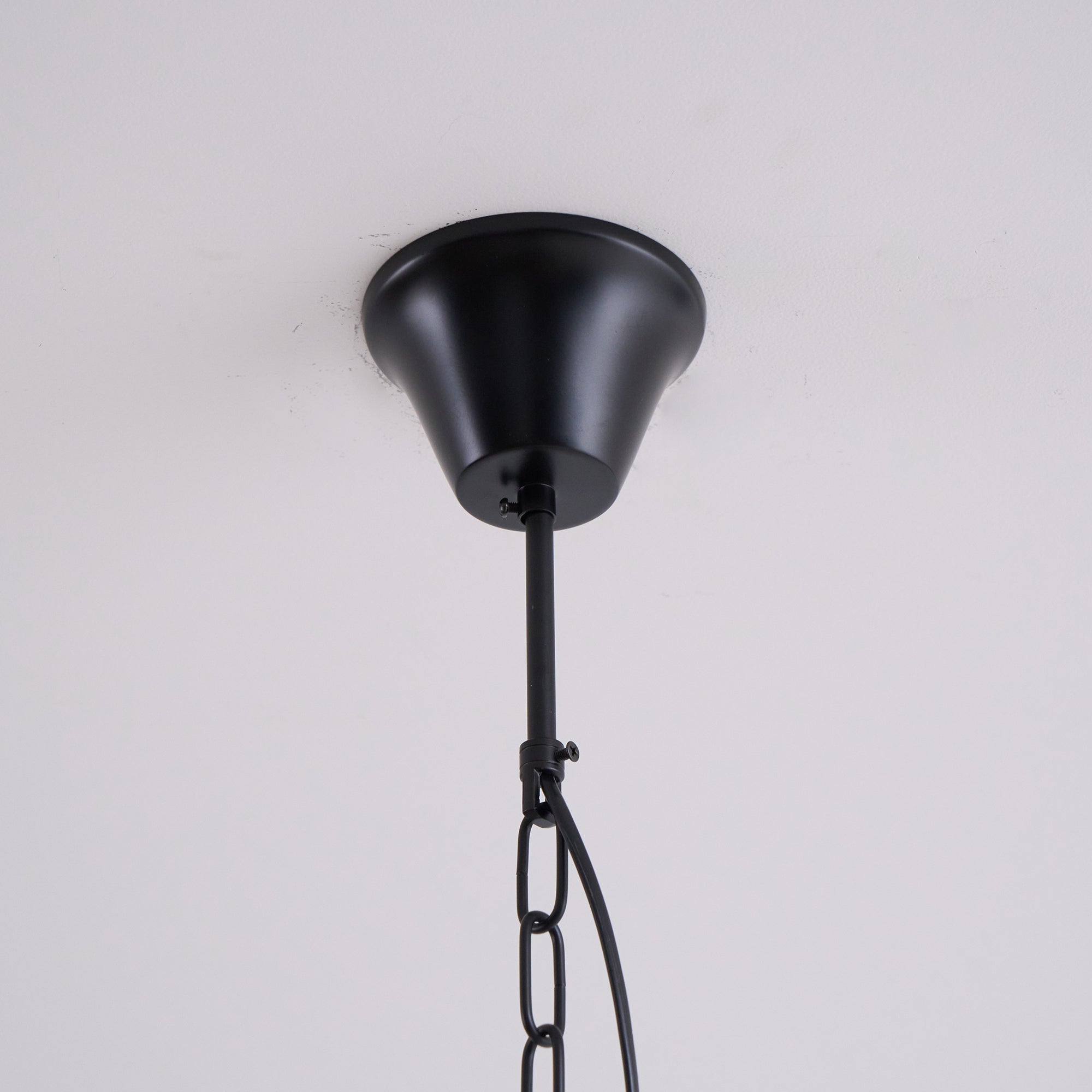 Svelte Vintage Industrial Metal Glass Pendant Light - Lamp Copper
