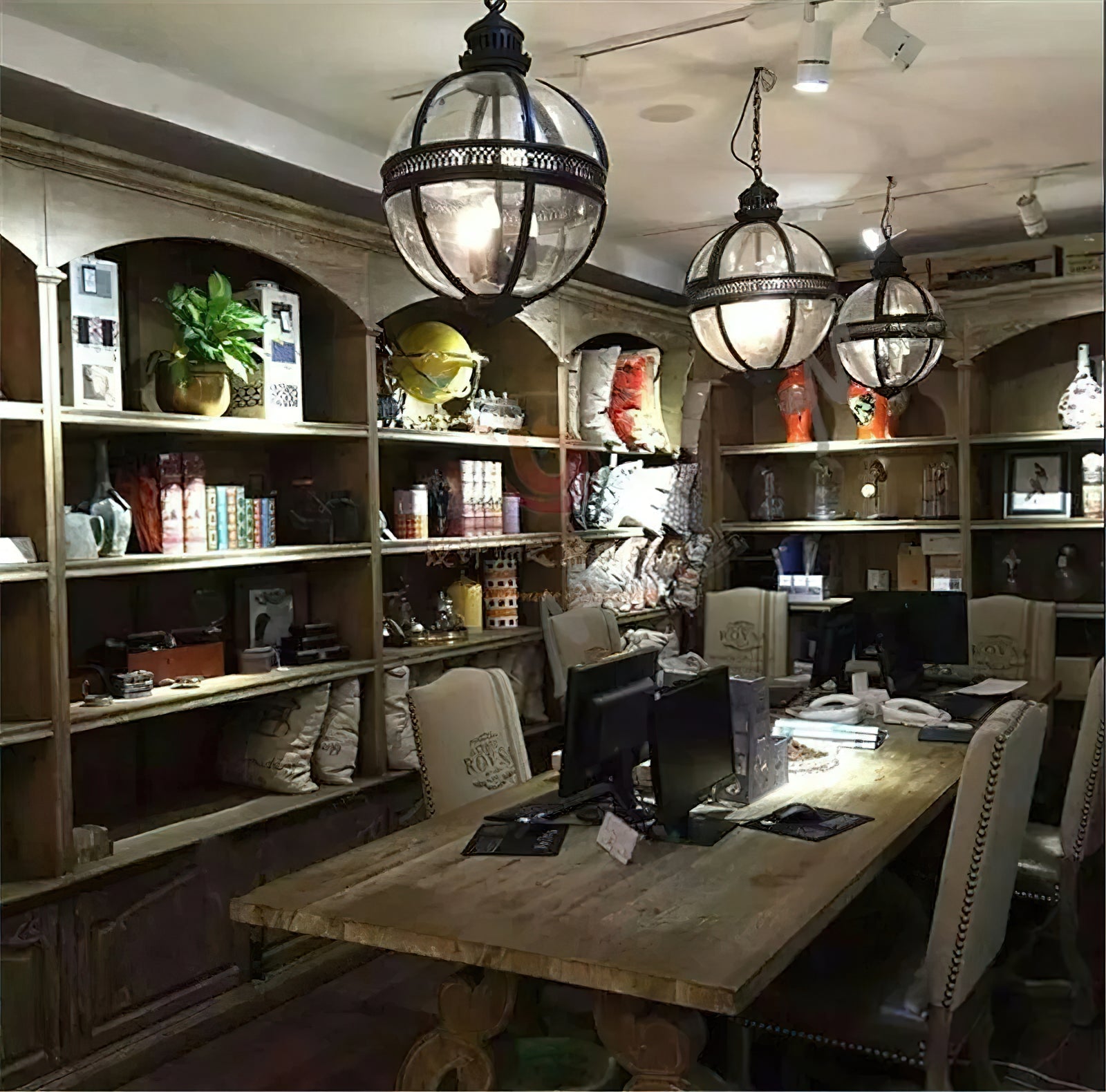 Svelte Vintage Industrial Metal Glass Pendant Light - Lamp Copper