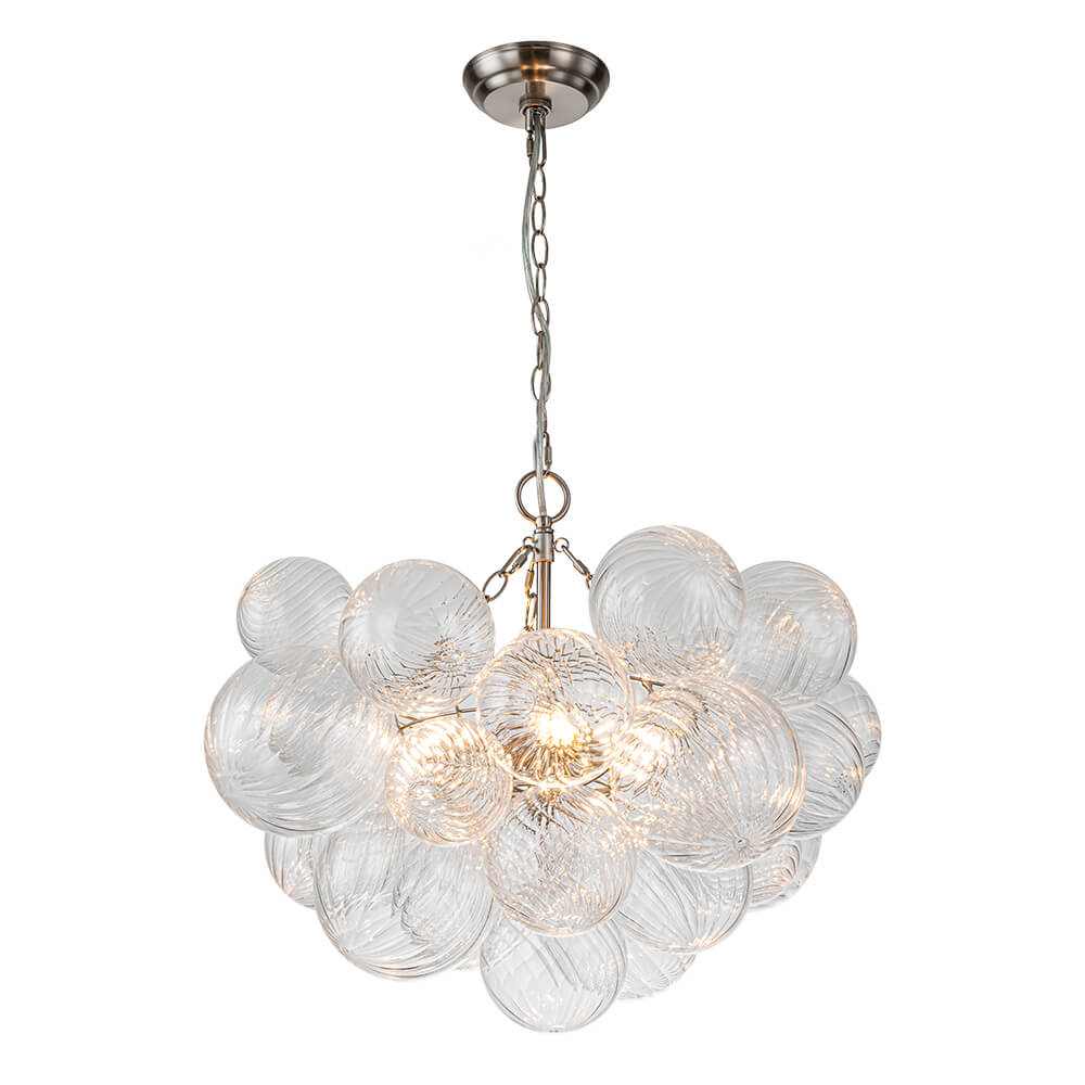 Stellia Bubble Art Brass Chandelier