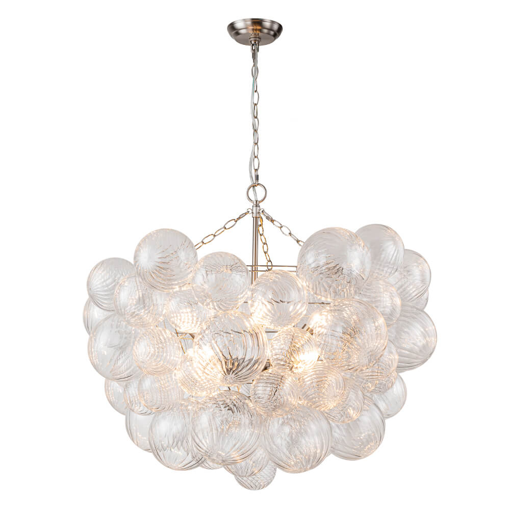 Stellia Bubble Art Brass Chandelier