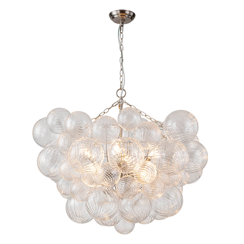 Stellia Bubble Art Brass Chandelier
