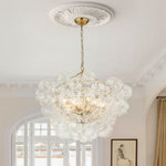 Elorin Texture Globe Bubble Glass Chandelier