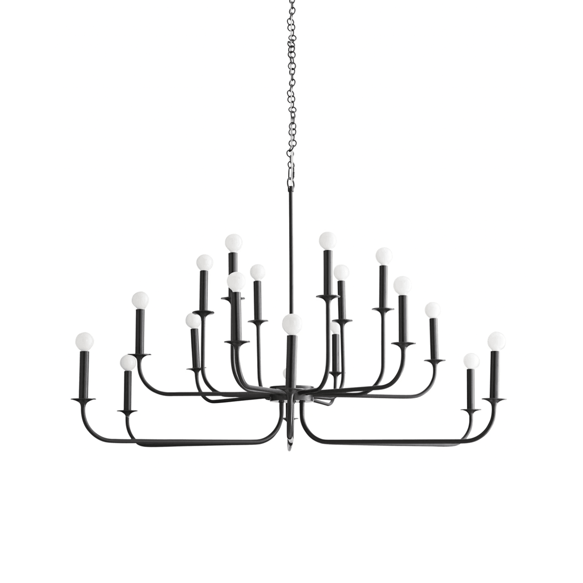 Orrinora Vintage Industrial Metal Chandelier - Lamp Copper